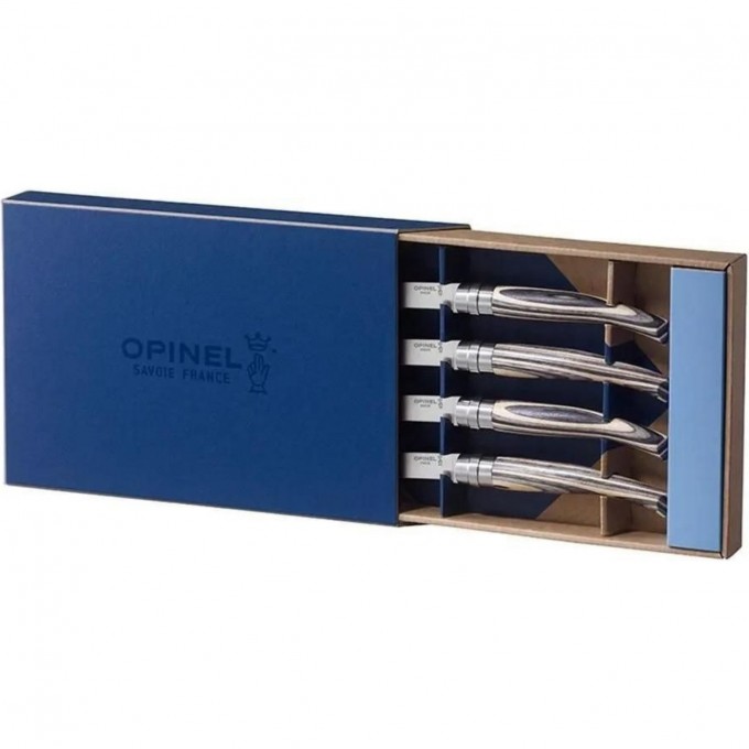 Набор ножей OPINEL TABLE CHIC №10 - 4шт рукоять - береза 001829 Набор ножей OPINEL TABLE CHIC №10 - 4шт рукоять - береза 001829