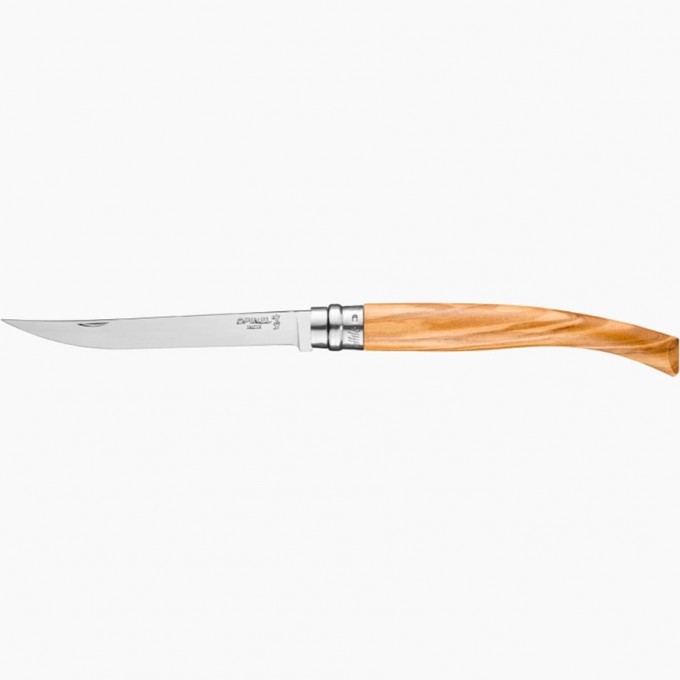 Нож филейный OPINEL №12, нержавеющая сталь, рукоять оливковое дерево 002564 Нож филейный OPINEL №12, нержавеющая сталь, рукоять оливковое дерево 002564